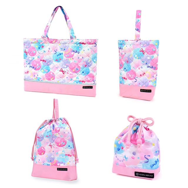 にここ　ミルキーパープル　入園入学セット　キルティング 入園入学4点セット — COLORFUL CANDY STYLE