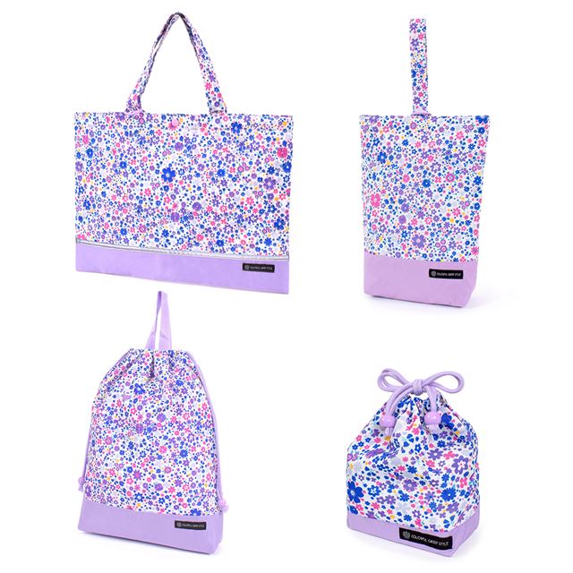 にここ　ミルキーパープル　入園入学セット　キルティング にここ ミルキーパープル 入園入学セット キルティング Amazon