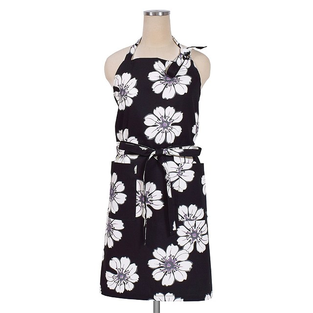 エプロン ナチュラル 北欧 花柄 ボタニカル リーフ レモン おしゃれ かわいい ワンピース カフェ 首掛け 首かけ 洗える | ブランド登録なし | 15