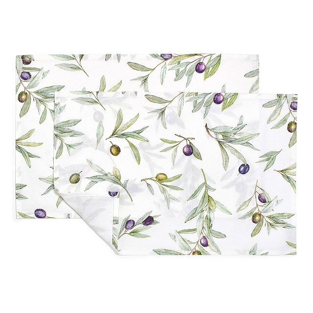 ランチョンマット 2枚セット 綿100％ 30cm×44cm スタンダード 花柄 おしゃれ ランチマット ランチクロス ゆうパケット配送 | ブランド登録なし | 09