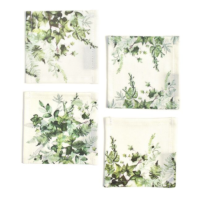 コースター 4枚セット スタンダードタイプ 綿100% 人気柄ラインナップ