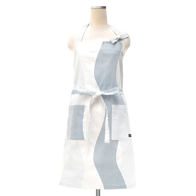 エプロン ナチュラル 北欧 マリン シーサイド 無地 チェック ネイビー おしゃれ かわいい ワンピース カフェ 首掛け 首かけ 洗える | ブランド登録なし | 11