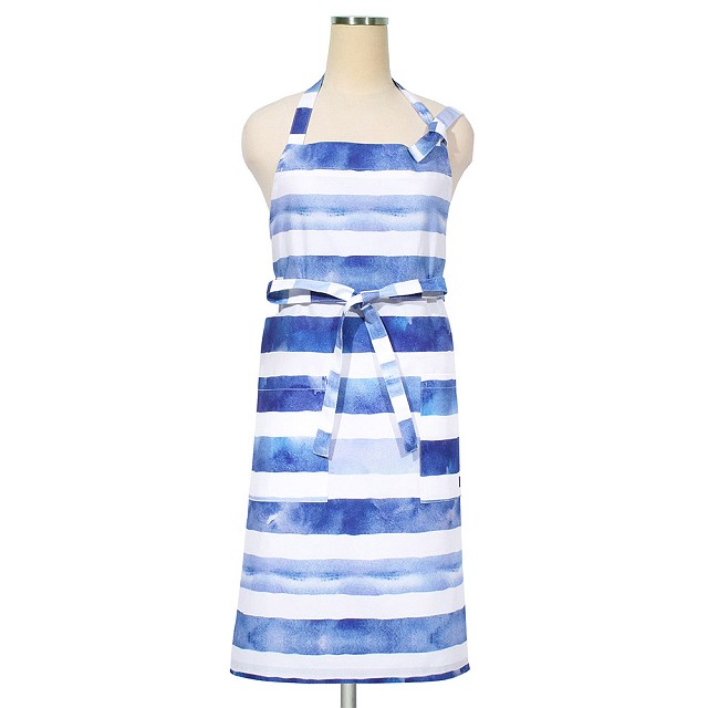 エプロン ナチュラル 北欧 マリン シーサイド 無地 チェック ネイビー おしゃれ かわいい ワンピース カフェ 首掛け 首かけ 洗える | ブランド登録なし | 10