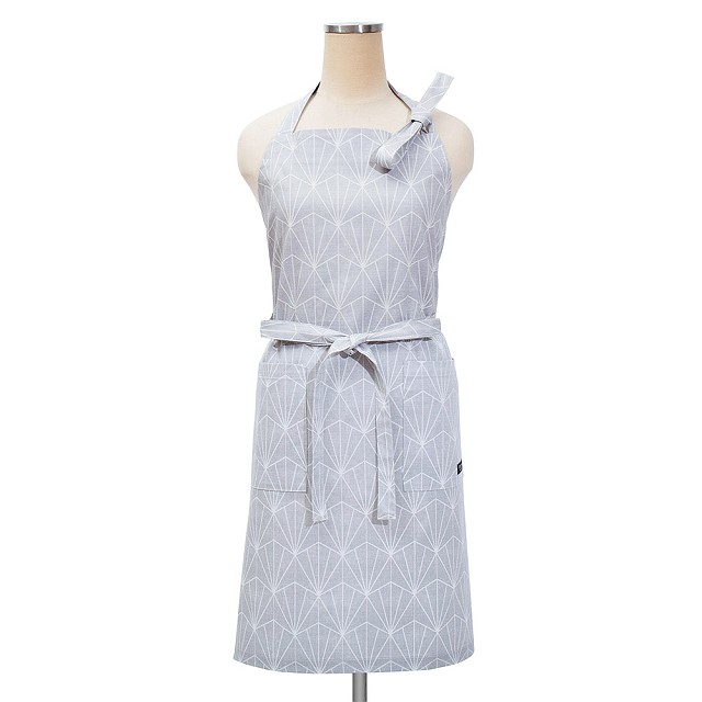 エプロン ナチュラル 北欧 マリン シーサイド 無地 チェック ネイビー おしゃれ かわいい ワンピース カフェ 首掛け 首かけ 洗える | ブランド登録なし | 09