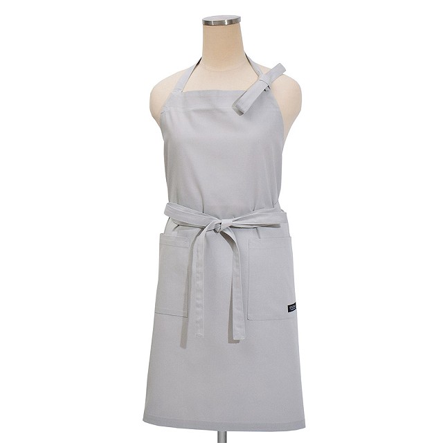 エプロン ナチュラル 北欧 マリン シーサイド 無地 チェック ネイビー おしゃれ かわいい ワンピース カフェ 首掛け 首かけ 洗える | ブランド登録なし | 17