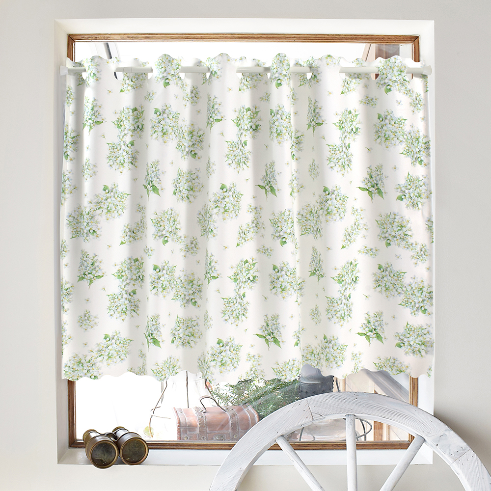 カフェカーテン ラミネート 70cm×100cm 花柄 おしゃれ 小窓 カーテン 小窓用 キッチン 窓 目隠し ミニカーテン かわいい | ブランド登録なし | 03