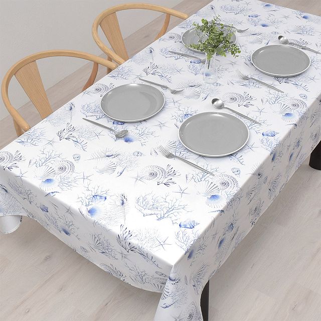 テーブルクロス 142cm×180cm スタンダードタイプ 花柄 北欧 おしゃれ テーブルマット 食卓カバー ダイニングテーブル シンプル カバー 汚れ防止 | ブランド登録なし | 12