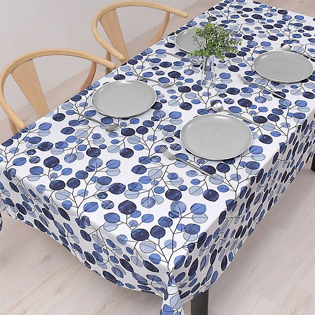テーブルクロス 142cm×180cm スタンダードタイプ 花柄 北欧 おしゃれ テーブルマット 食卓カバー ダイニングテーブル シンプル カバー 汚れ防止 | ブランド登録なし | 17