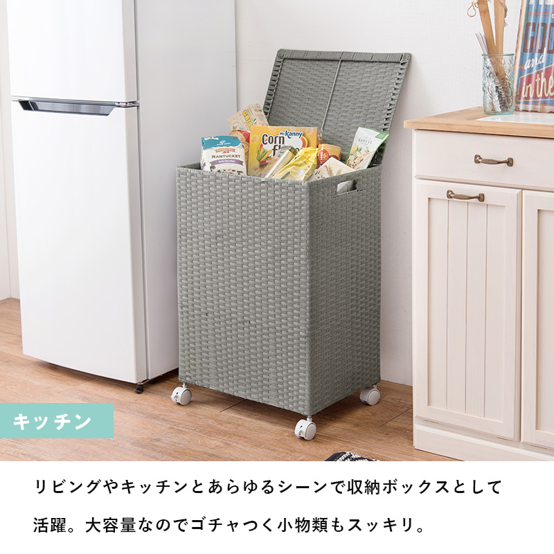 キャスター付収納ボックス-RUD 43×29×58cm : 食彩創庫 - 通販 - Yahoo