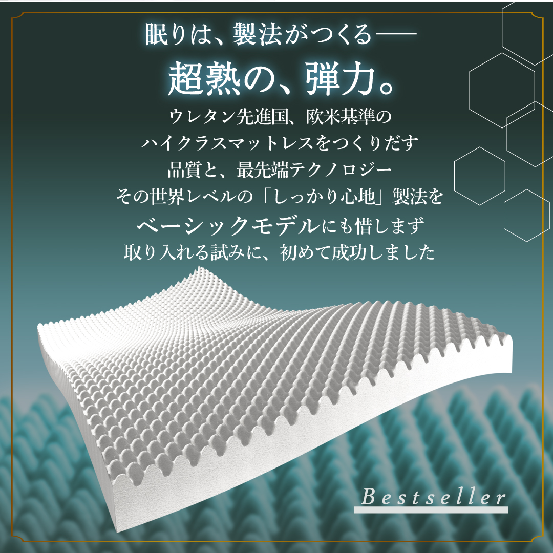 マットレス セミダブル 3つ折り 三つ折り 折りたたみ 高反発 敷布団 コンパクト 収納 極厚 かため 抗菌 防臭 防ダニ 洗える 通気性 腰 白 黒 厚さ10cm |  | 03