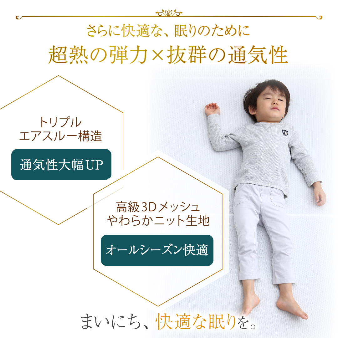 マットレス セミダブル 3つ折り 三つ折り 折りたたみ 高反発 敷布団 コンパクト 収納 極厚 かため 抗菌 防臭 防ダニ 洗える 通気性 腰 白 黒 厚さ10cm |  | 07