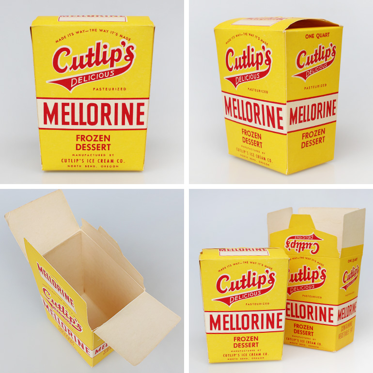 VINTAGEICE CREAM CONTAINER アメリカ アイスクリーム パッケージ 紙