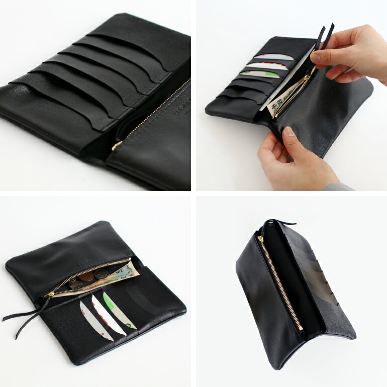 CLASKA Gallery & Shop ”DO” 財布 長財布 レディース ブラック CLASKA 