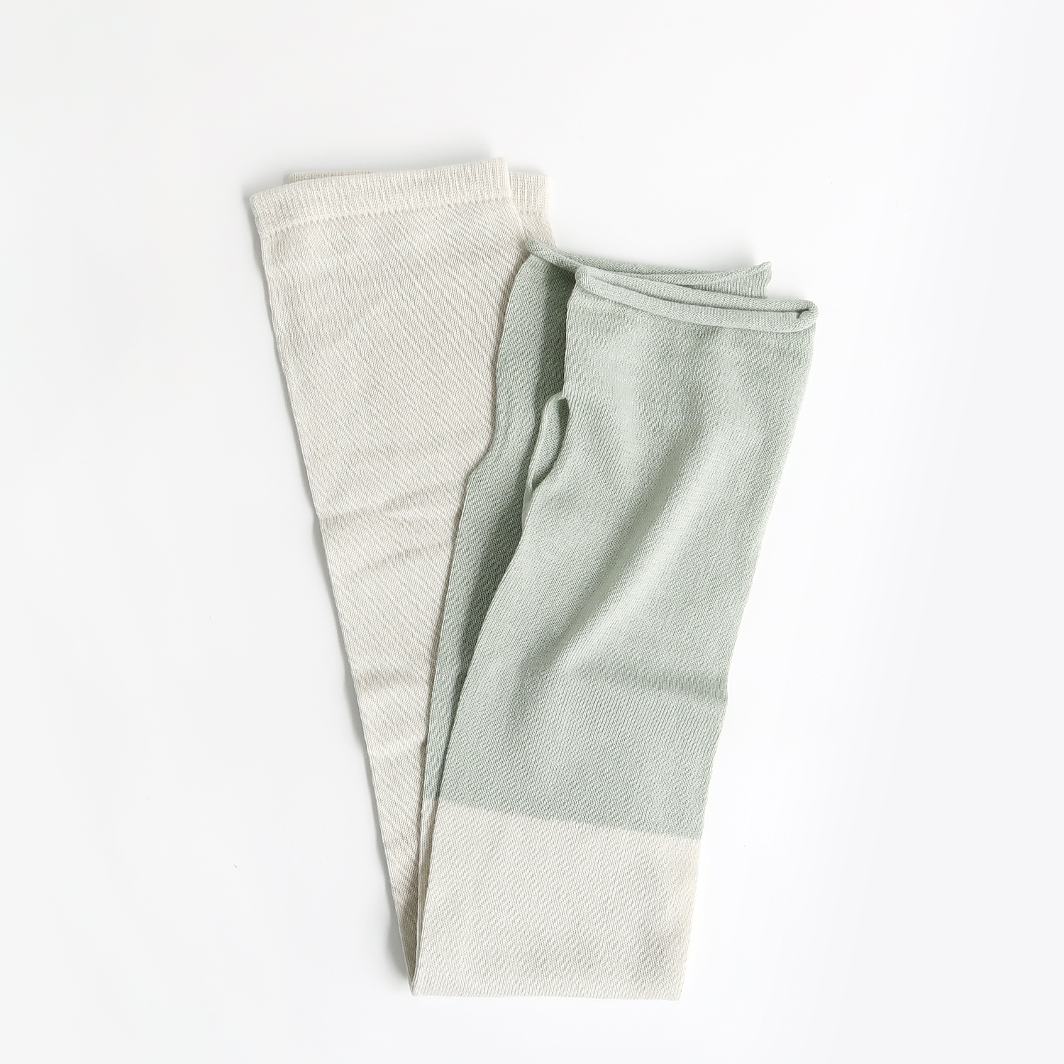 ラッキーソックス LUCKY SOCKS  UVカットクールアームカバー ツートーン おしゃれ ロング丈 冷感 コットン 当たりくじ付き | LUCKY SOCKS | 02