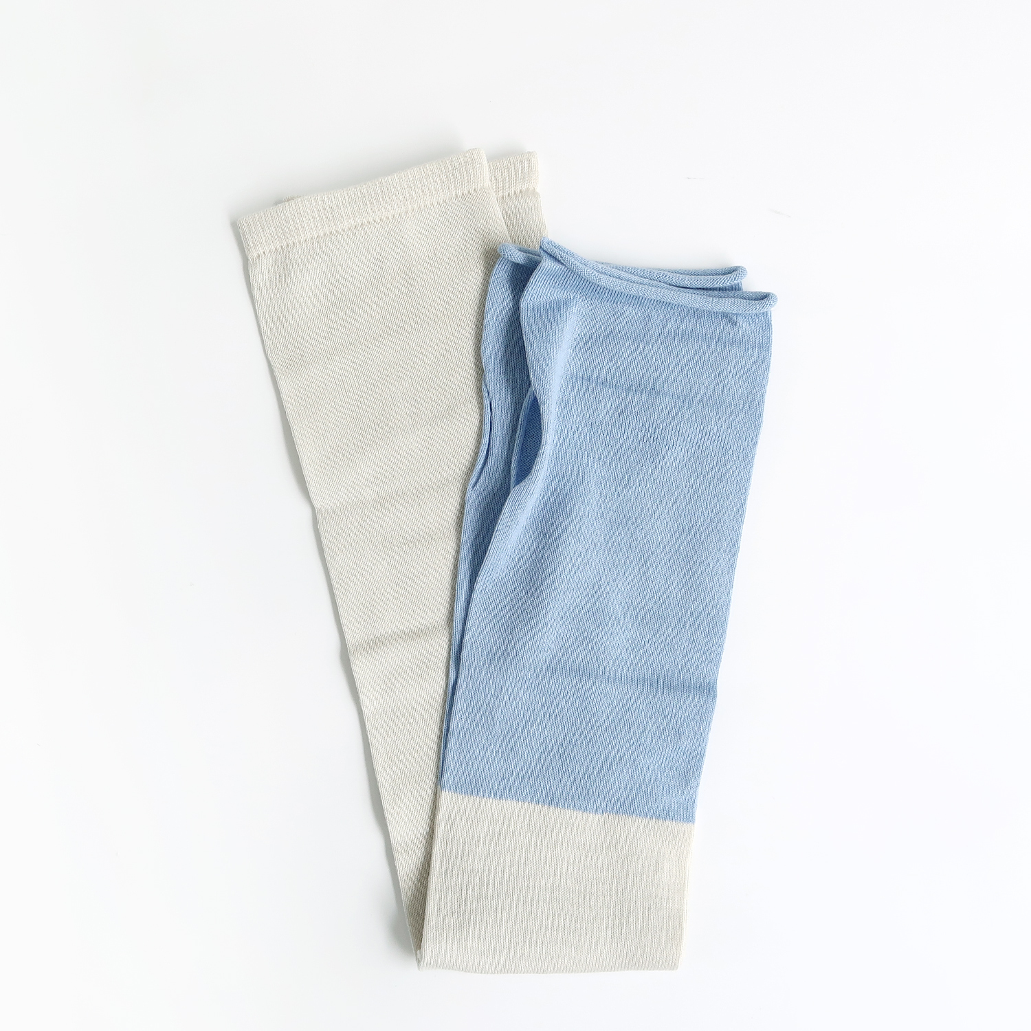 ラッキーソックス LUCKY SOCKS  UVカットクールアームカバー ツートーン おしゃれ ロング丈 冷感 コットン 当たりくじ付き | LUCKY SOCKS | 03