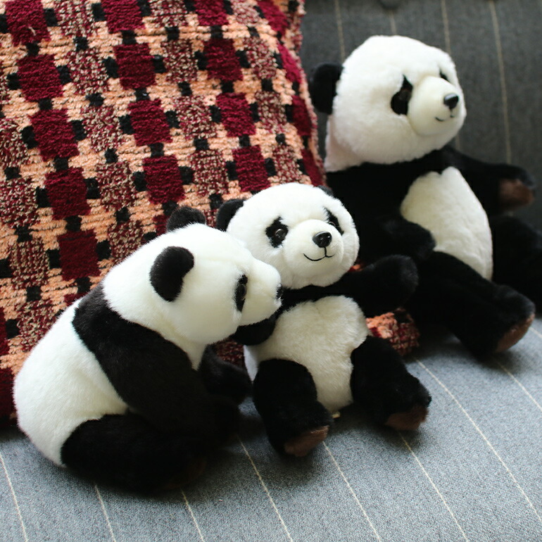 ぬいぐるみ パンダ WWF ハンドメイド 寄付 動物保護 BONTONTOYS
