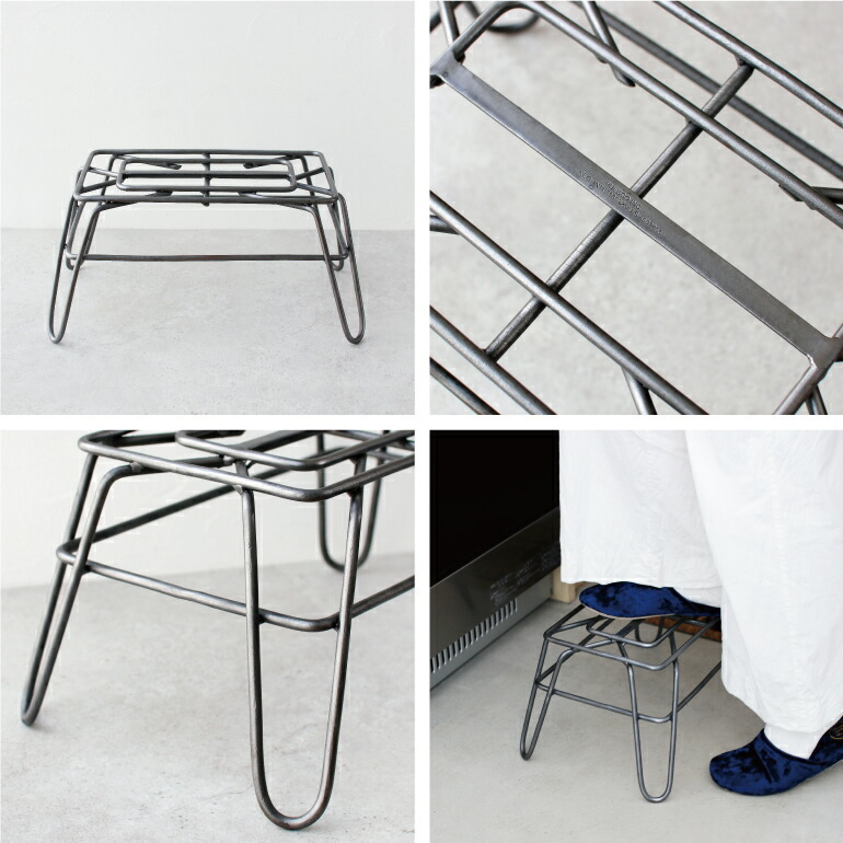 ステップ台 踏み台 おしゃれ シンプル インテリア プエブコ PUEBCO ワイヤーステップツール WIRE STEP STOOL : int1110  : CDC GENERAL STORE - 通販 - Yahoo!ショッピング