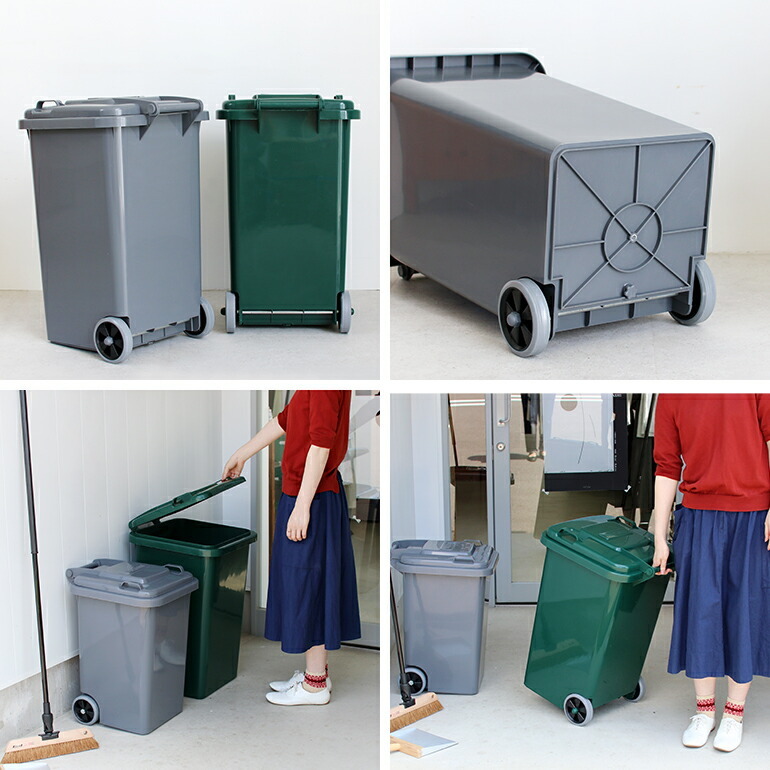ダルトン　ゴミ箱　グレー　65リットル DULTON ONLINE SHOP | PLASTIC TRASH CAN 65L GRAY(65L GRAY