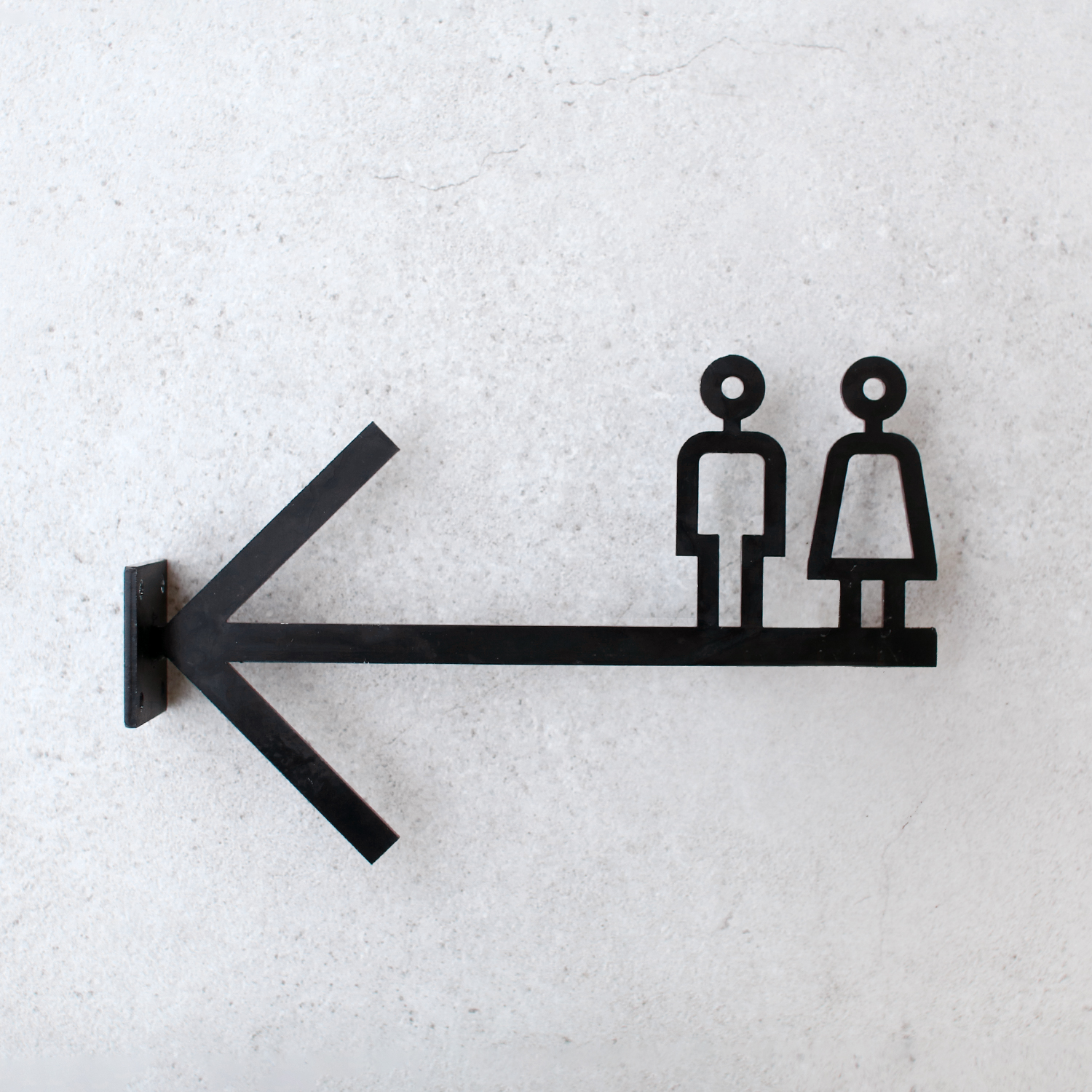 矢印板 看板 案内標識 アローサイン レストルーム お手洗い WC トイレ