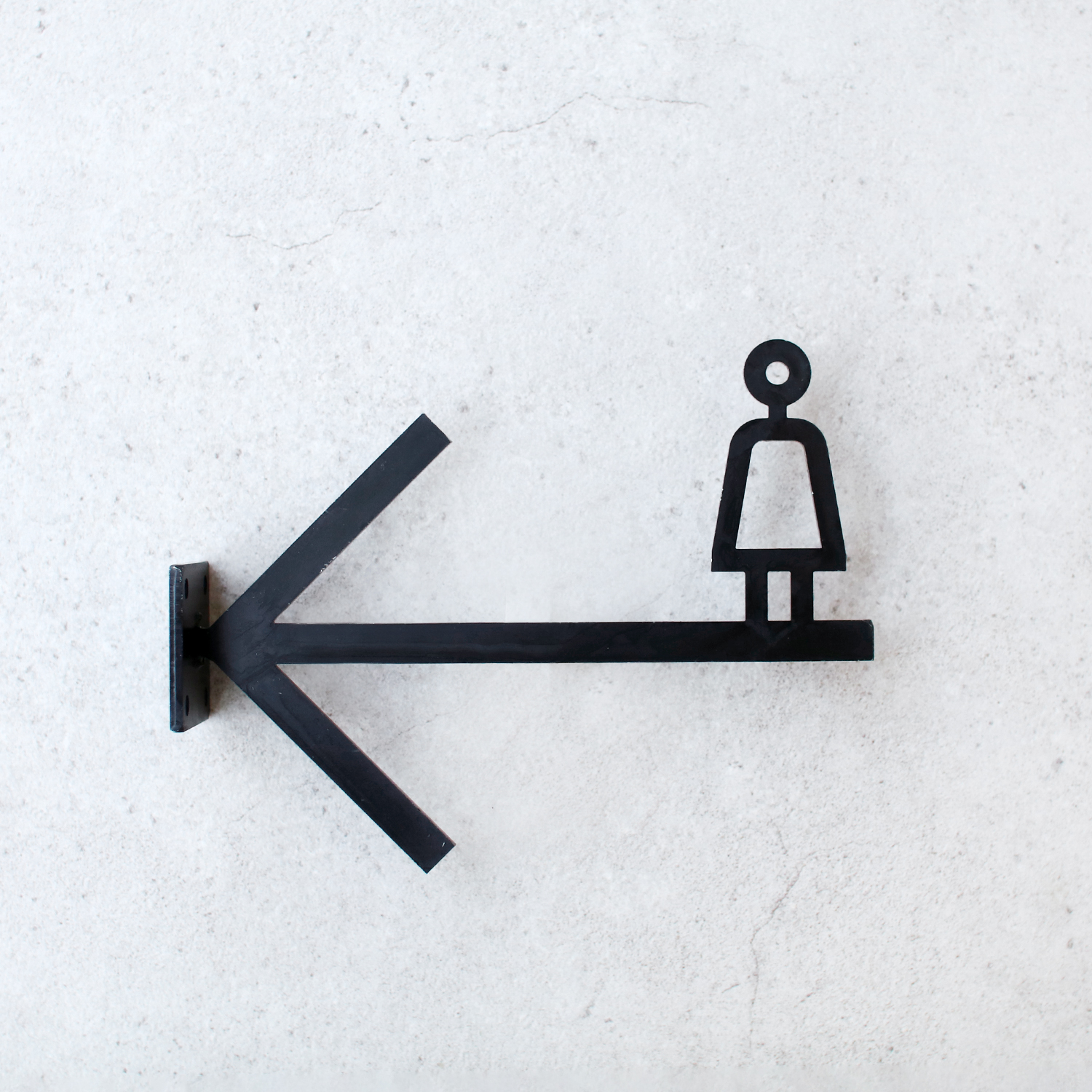 矢印板 看板 案内標識 アローサイン レストルーム お手洗い WC トイレ