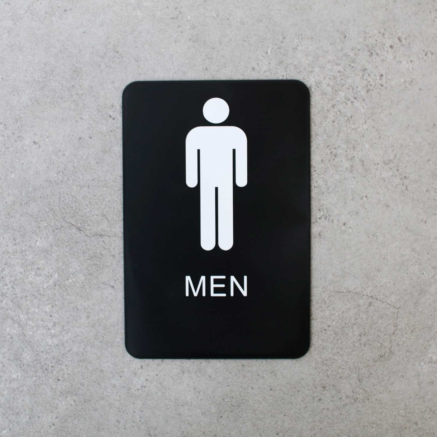 サインプレートトイレ お手洗い 英語 イラスト 点字 お手洗い トイレ オフィス インテリア ディスプレイ 什器 アメリカ HY-KO 6x9inch HeavyDuty サインプレート | ブランド登録なし | 02