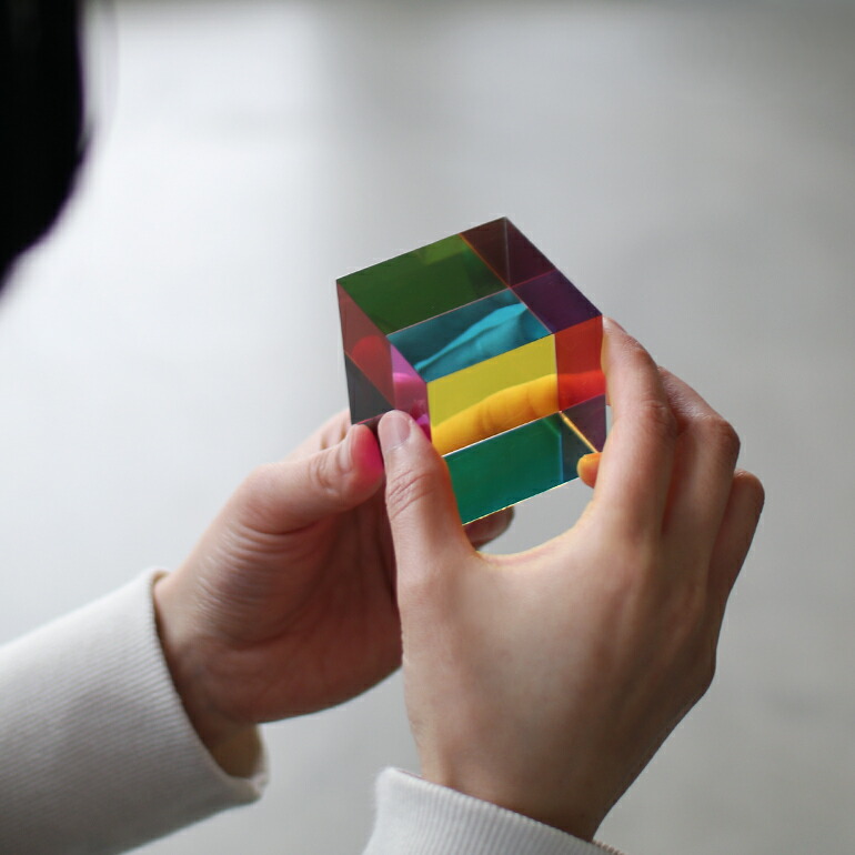 DETAIL（ディテール） カラーキューブ CMY キューブ オブジェ アクリル