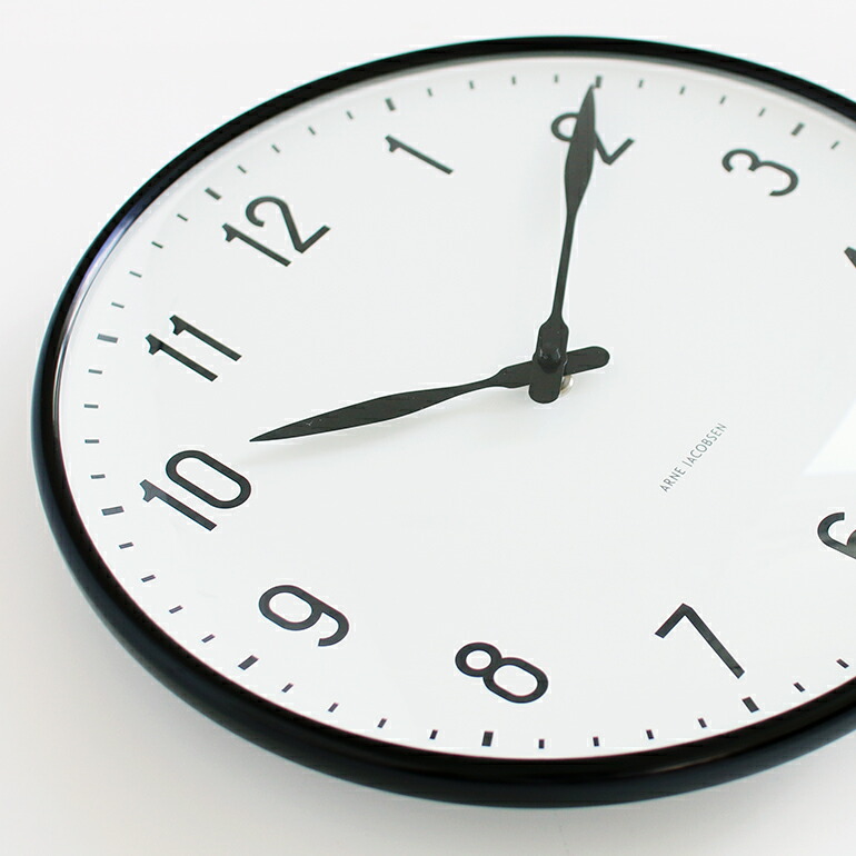 インテリア時計 ARNE JACOBSEN Wall Clock Station 29cm ARNE JACOBSEN ウォールクロック STATION 290mm | HOMESIC