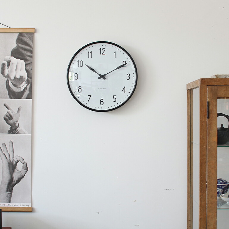 Arne Jacobsen - ARNE JACOBSEN/アルネ・ヤコブセン/STATION/壁掛け時計 ARNE JACOBSEN｜Wall Clock Station Royal Blue/壁掛け時計