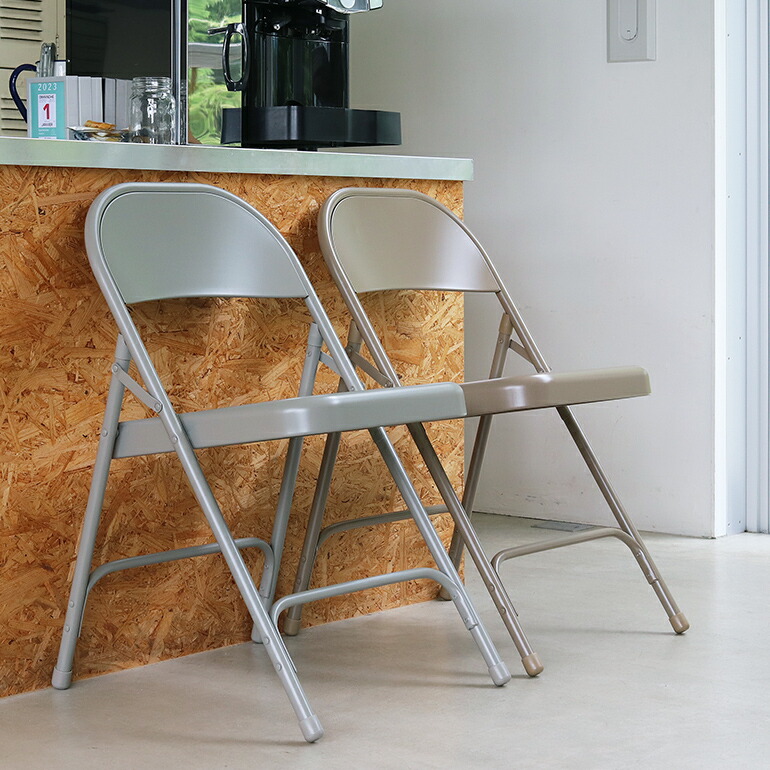 パシフィックファニチャーサービス PFS 折りたたみイス チェア スチール ベージュ PACIFIC FURNITURE SERVIC TUBULAR  STEEL FOLDING CHAIR BEIGE : int2226 : CDC GENERAL STORE - 通販 - Yahoo!ショッピング