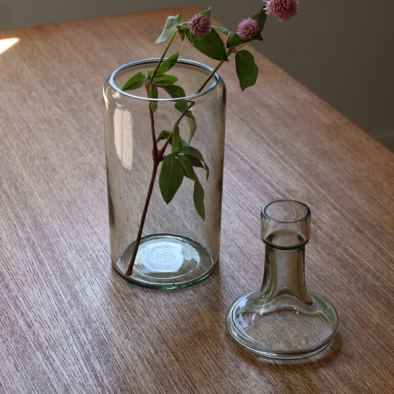 フラワーベース 花瓶 ガラス おしゃれ ハンドメイド リサイクルガラス PUEBCO プエブコ RECYCLED GLASS 2-WAY FLOWER  VASE : int2250 : CDC GENERAL STORE - 通販 - Yahoo!ショッピング