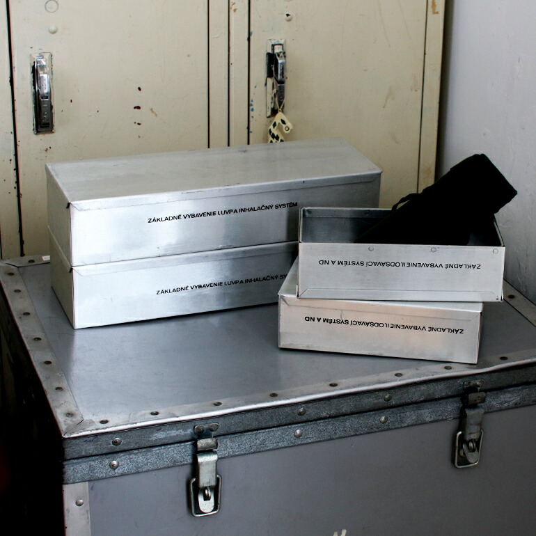 軍放出品 ミリタリー チェコ軍 収納 ボックス デッドストック