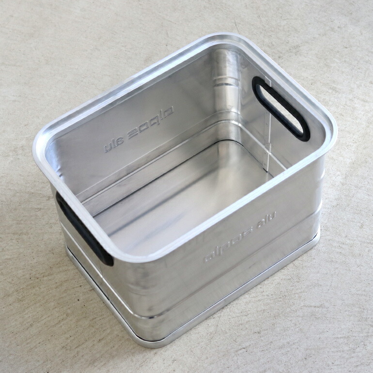 ALUMINUM CONTAINER XS 21L アルポス アルミコンテナ 収納 ボックス 21L アウトドア ヨーロッパ ALPOS