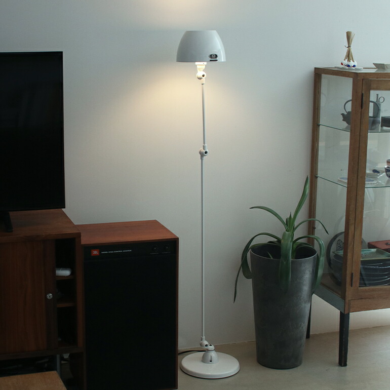 ジェルデ JIELDE フロアランプ ホワイト スタンドライト 照明 FLOOR LAMP AICLER CURVE WHITE JDAC833