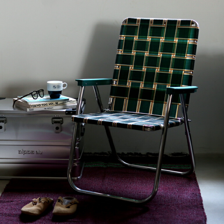 Lawn Chair 折りたたみ チェア 椅子 屋外 アウトドア USA製 LAWN