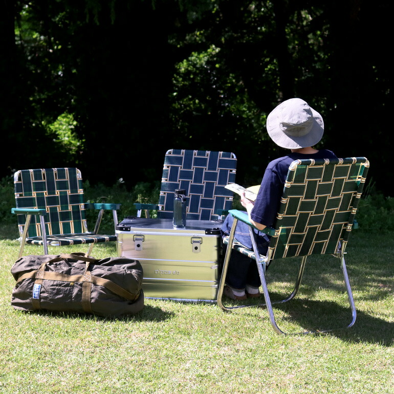 ローンチェア 2脚セット Lawn Chair 折りたたみ チェア 椅子 屋外 アウトドア USA製 LAWN
