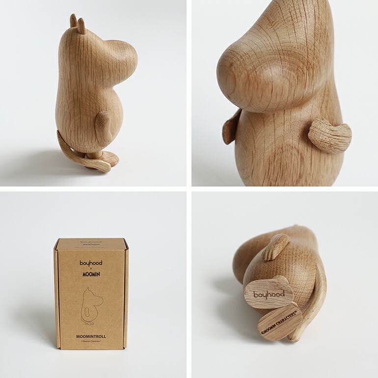 ムーミン オブジェ 木製 デンマーク 北欧 天然木 ハンドメイド