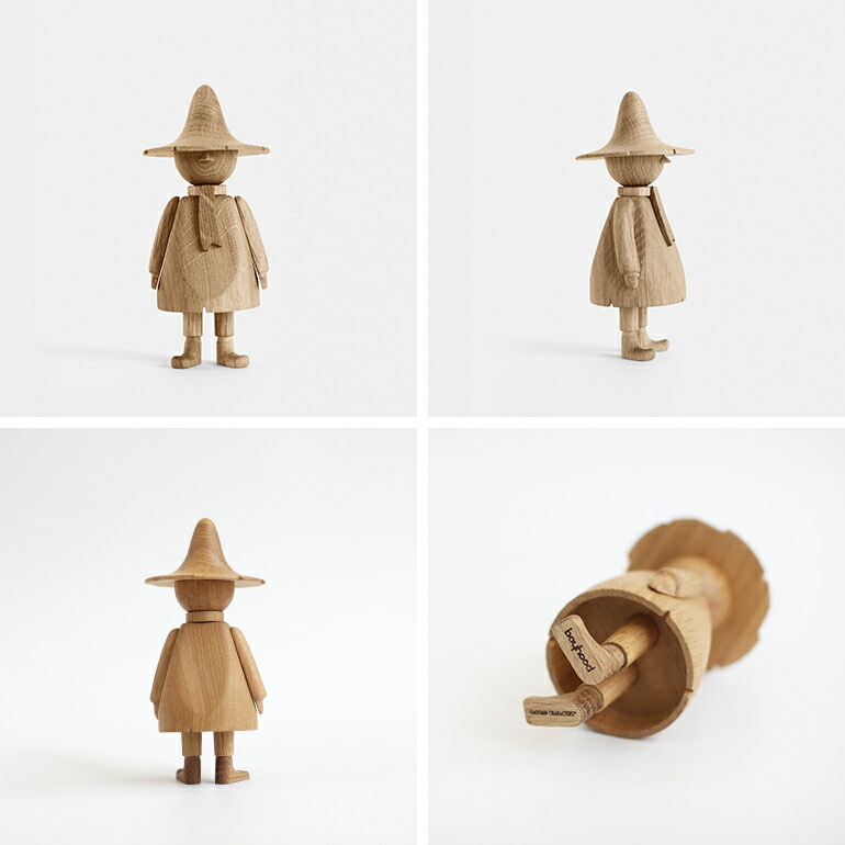 スナフキン ムーミン オブジェ 木製 デンマーク 北欧 天然木