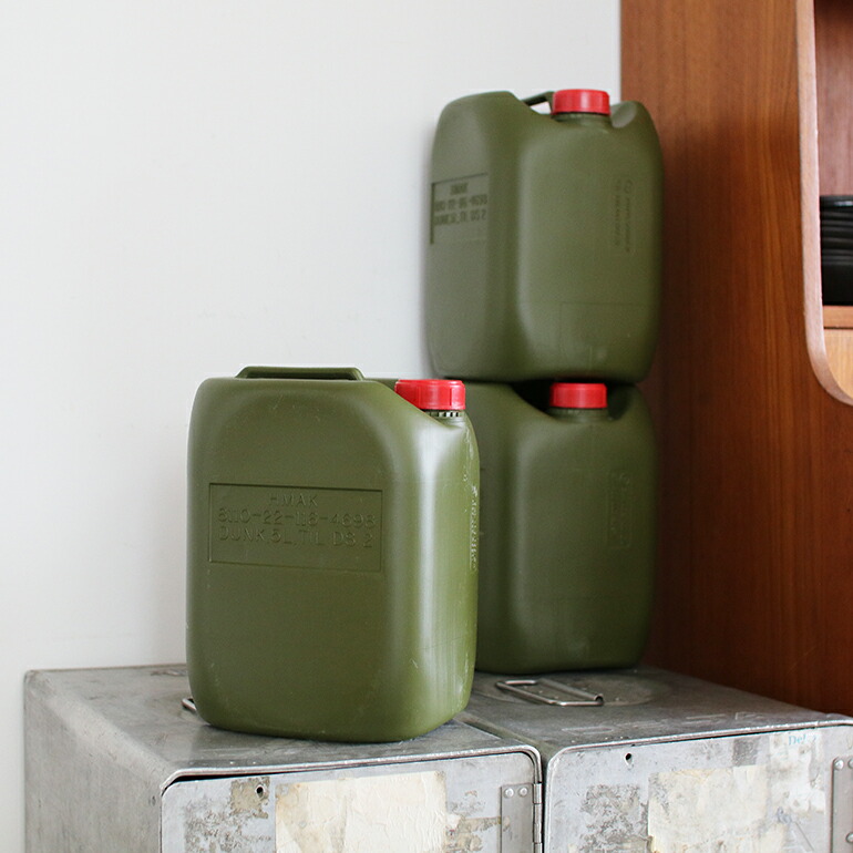 軍放出品 ウォーターボトル ウォータータンク 5L デンマーク軍