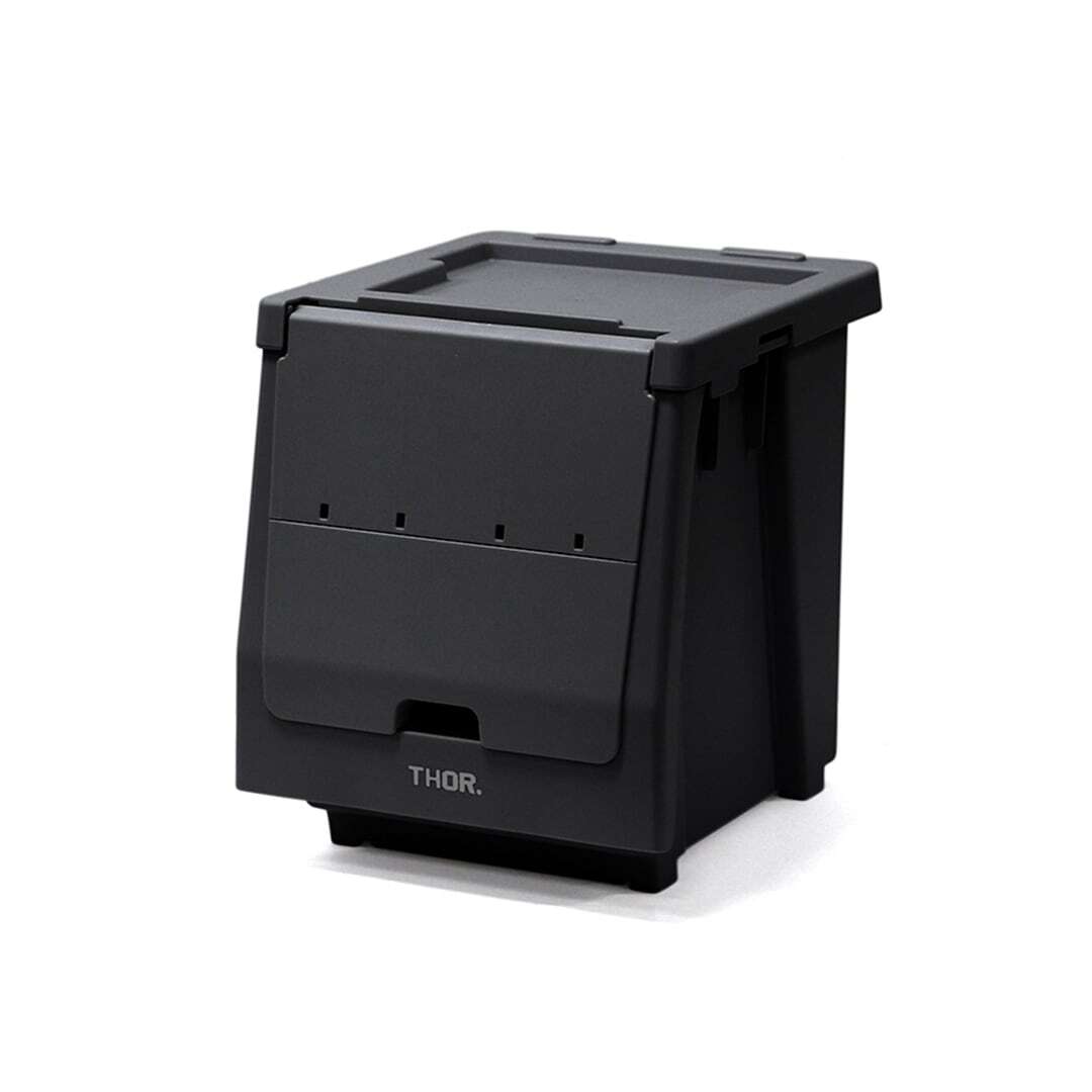 コンテナ 収納  カスタマイズ スタッキング シェルフ セット 扉 ハンドル付き THOR ソー Stacking Shelf Container 20L | THOR | 03