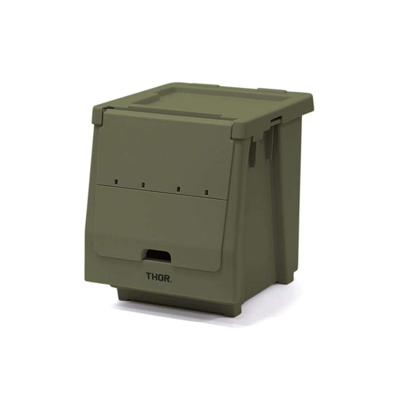 コンテナ 収納  カスタマイズ スタッキング シェルフ セット 扉 ハンドル付き THOR ソー Stacking Shelf Container 20L | THOR | 02