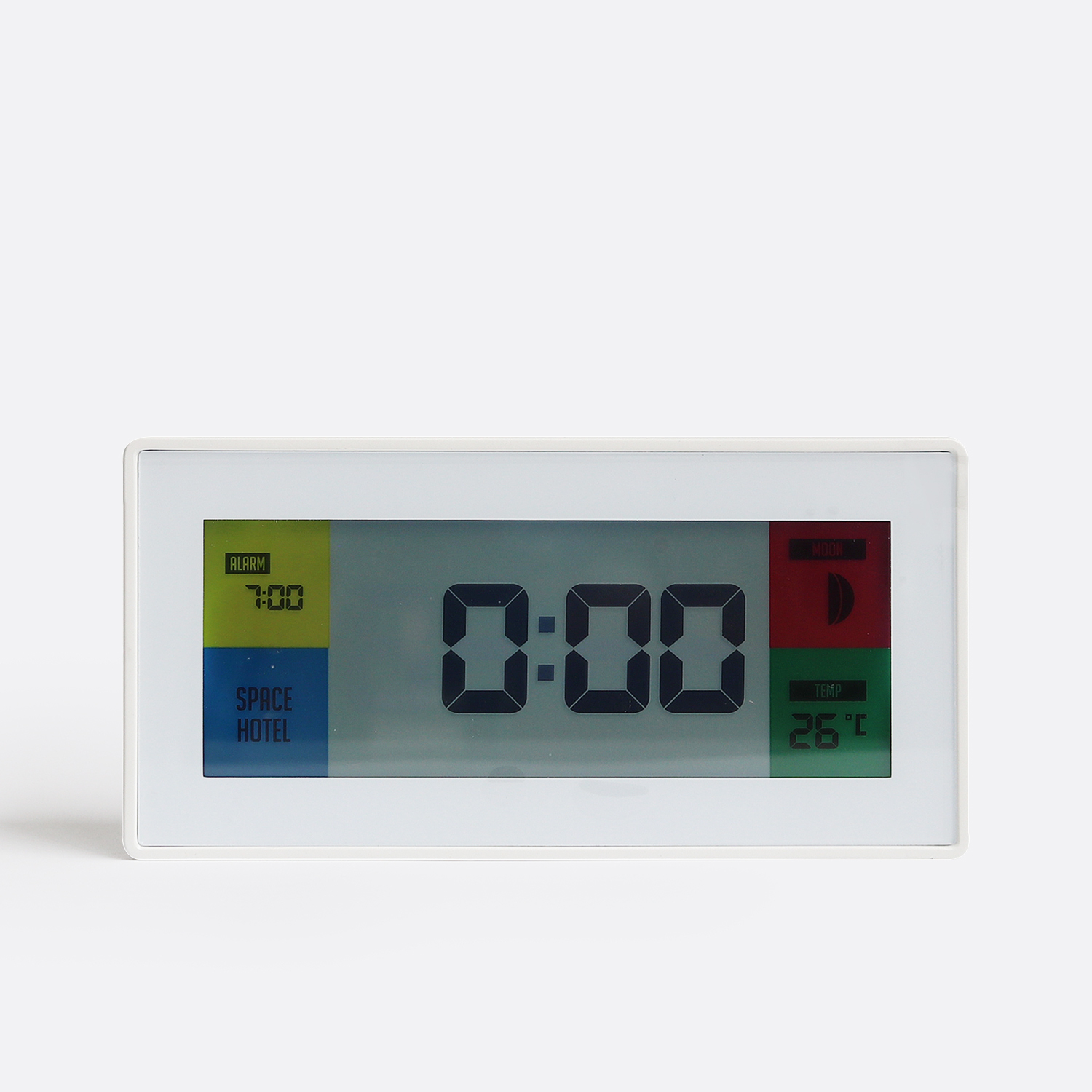 置時計 アラームクロック デジタル おしゃれ クラシック スヌーズ 温度表示 ムーンフェイズ DETAIL ディテール Robot Alarm Clock ロボットアラームクロック | DETAIL | 01