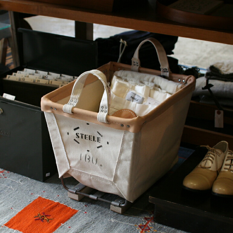 Steele Canvas Basket キャンバスバスケット 35L アメリカ ステンシル