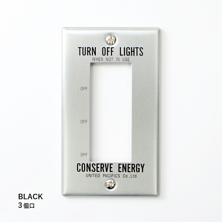 アルミスイッチプレート スイッチカバー コンセントカバー  PACIFIC FURNITURE SERVICE パシフィックファニチャーサービス 3個口 DIY | ブランド登録なし | 01