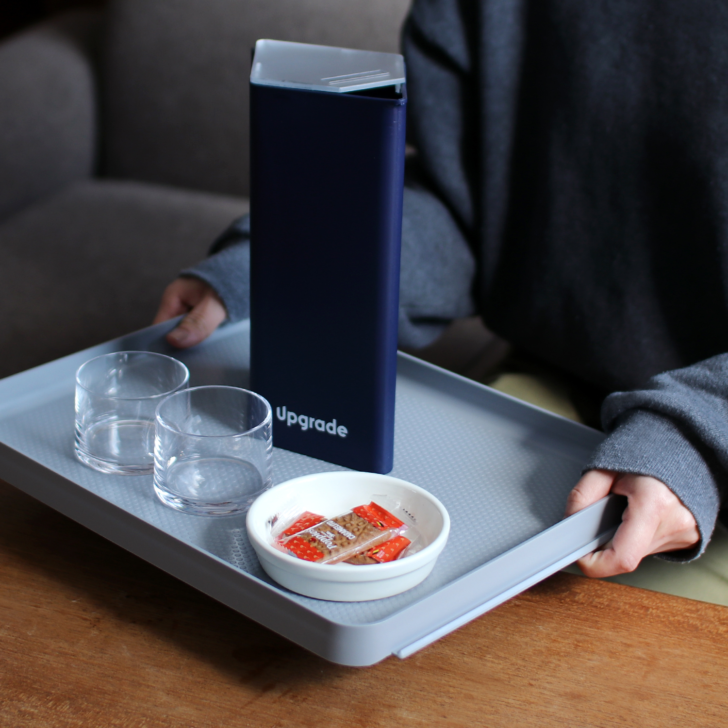 トレイ お盆 プレート 滑り止め付 フルサイズ シンプル テーブルウェア 機内食食器 ドイツ DETAIL ディテール Upgrade アップグレード FULLSIZE TRAY | DETAIL | 01