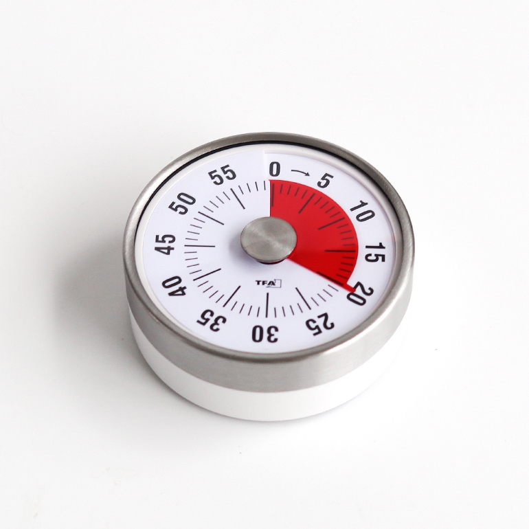 キッチンタイマー アナログ おしゃれ マグネット シンプル ドイツ TFA PUCK 38.1028 | TFA Dostmann | 02