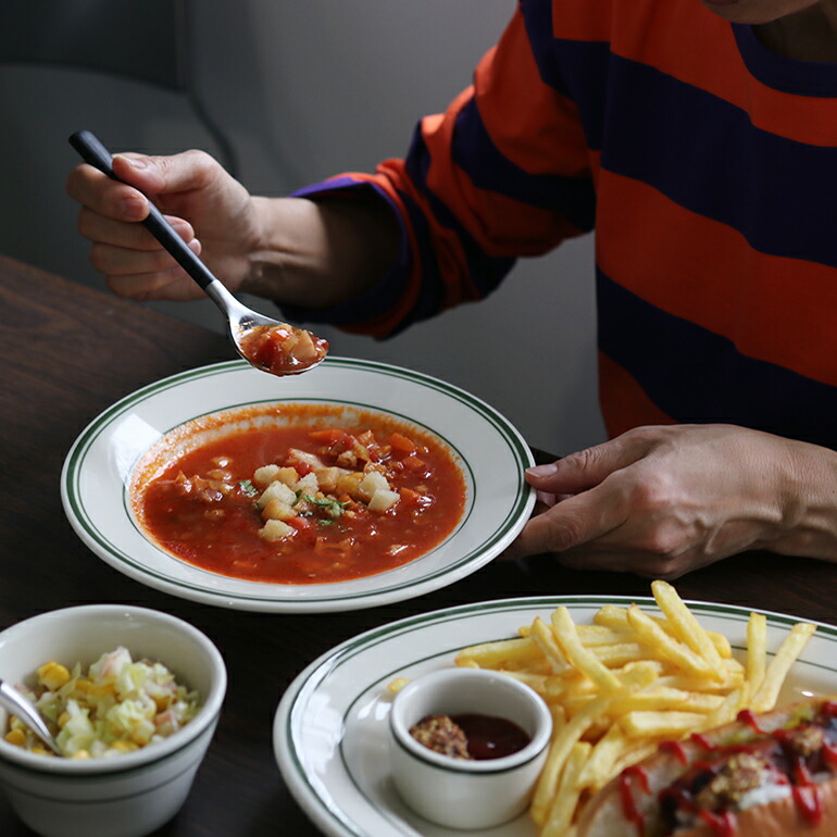 食器 アメリカ スープ プレート 22cm ダイナー ウェア 業務用 Tuxton