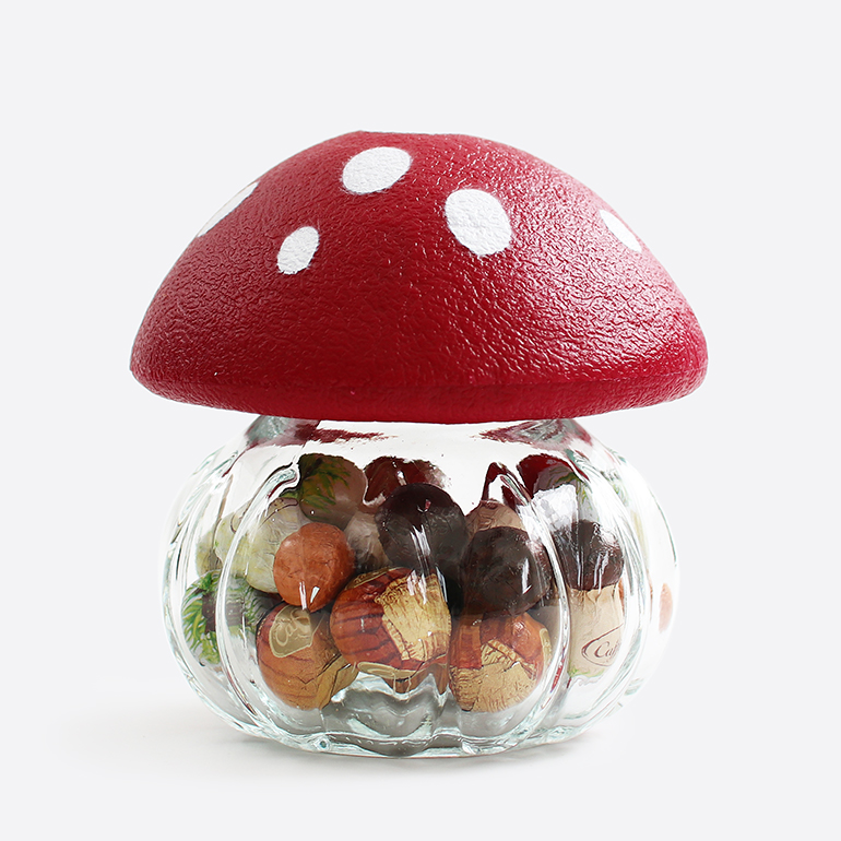 チョコレート ギフト キノコ イタリア ジャンデゥーヤ ヘーゼルナッツ Caffarel カファレル 森のきのこポット 27粒入り クリスマス バレンタイン | カファレル