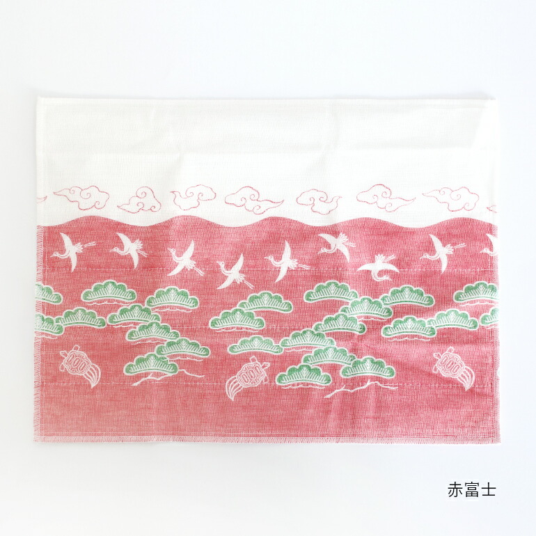かやふきん 蚊帳ふきん 台拭き 食器拭き 奈良 中川政七商店 鏡餅 赤富士 正月 布巾 吸水性 ギフト かや織ふきん　 | 中川政七商店 | 02
