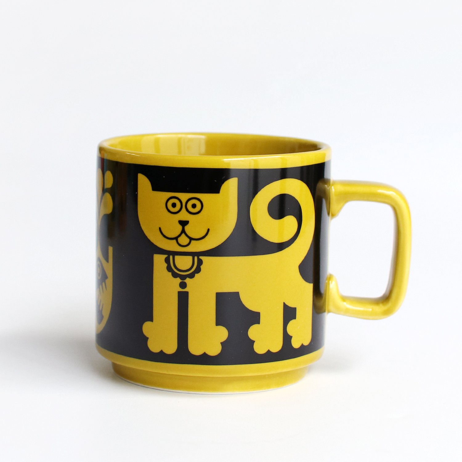 マグカップ 陶器 330ml 電子レンジ 食洗機 ホーンジー イギリス ミッドセンチュリー 復刻 レトロ ネコ 花 Magpie x HORNSEA マグパイ Hornsea Mug | ブランド登録なし | 03