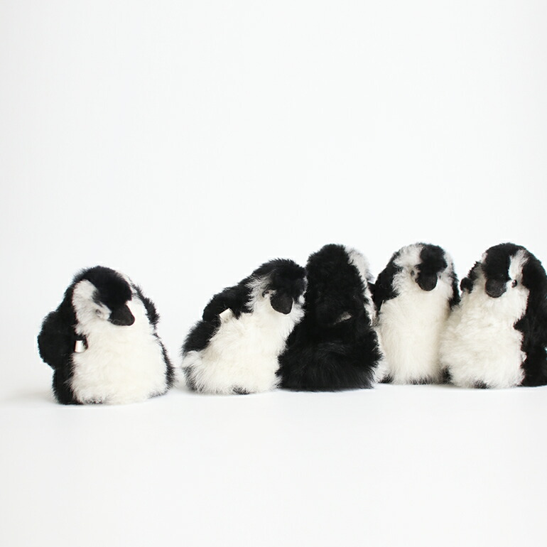 ぬいぐるみ ペンギン アルパカ 原毛 ハンドメイド ペルー MAITE マイテ